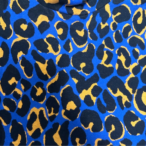 Zara Jacquard Patterned Sweater Cheetah Print Turtleneck - Picture 13 of 15